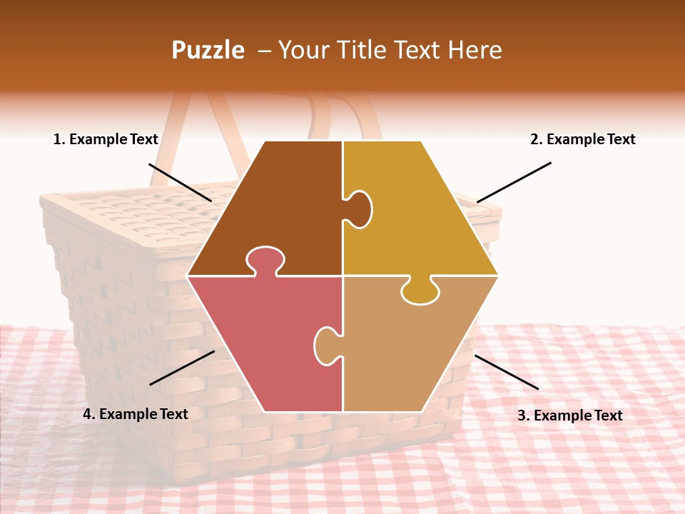 Checked Relaxation Lunch PowerPoint Template