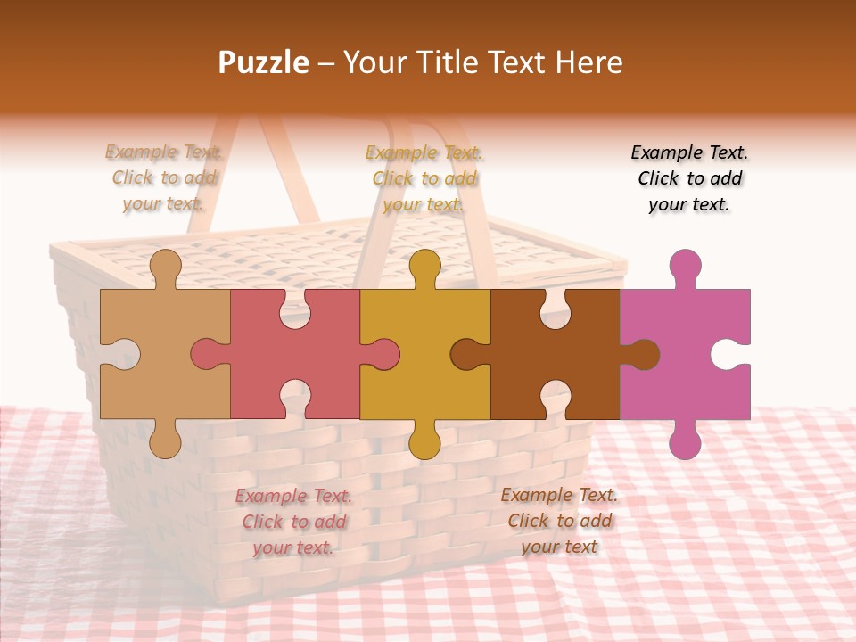 Checked Relaxation Lunch PowerPoint Template