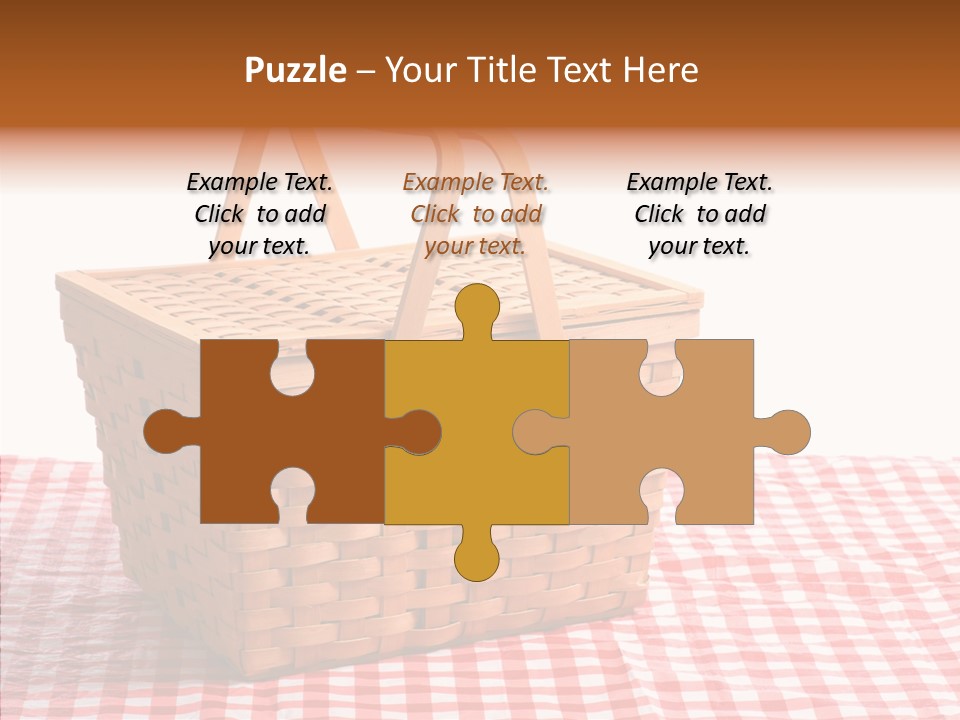 Checked Relaxation Lunch PowerPoint Template