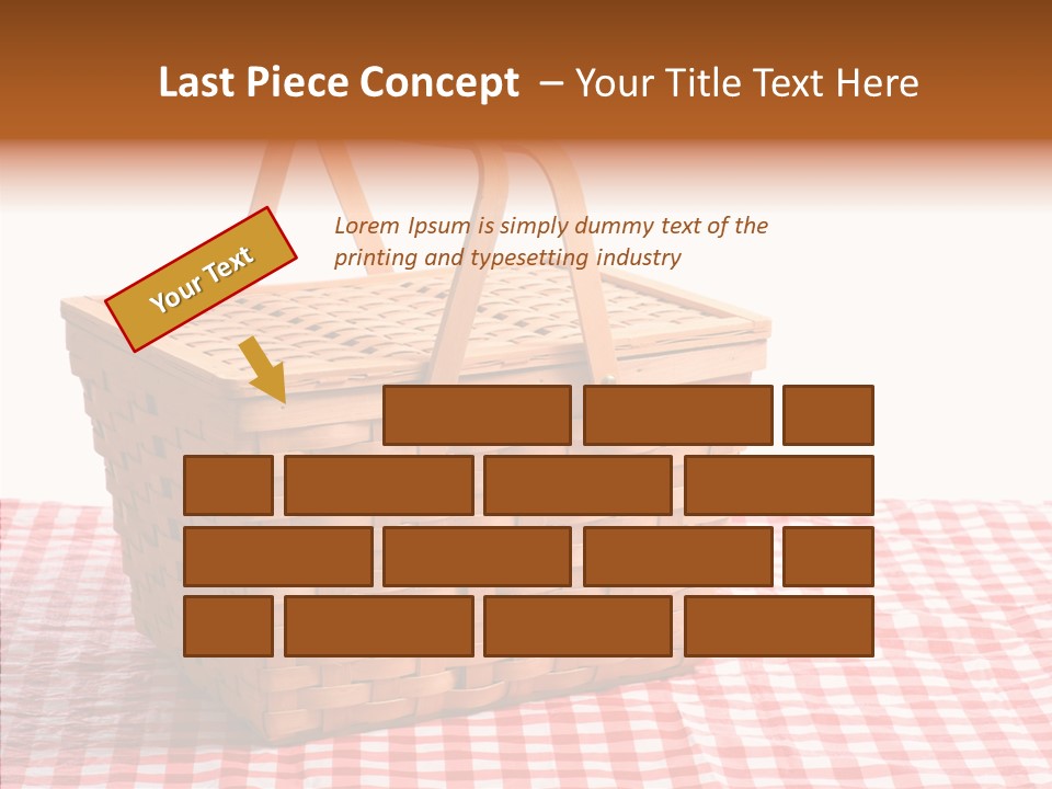 Checked Relaxation Lunch PowerPoint Template