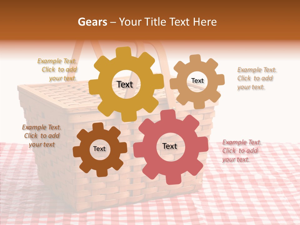 Checked Relaxation Lunch PowerPoint Template