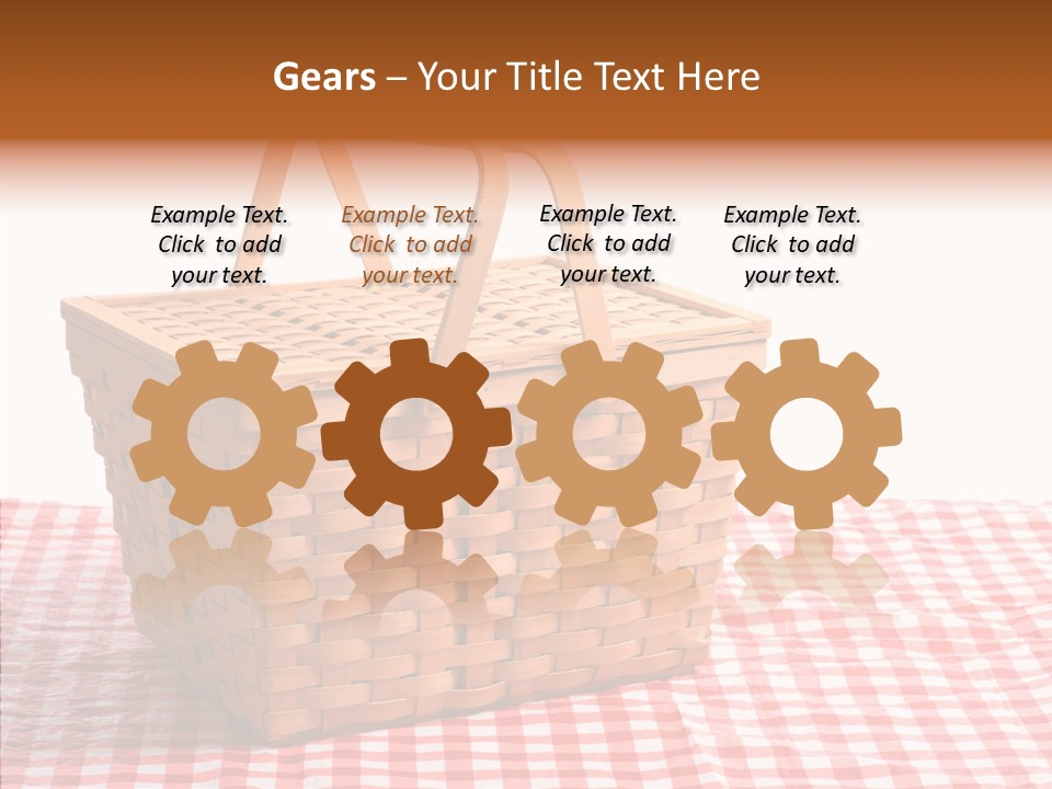 Checked Relaxation Lunch PowerPoint Template