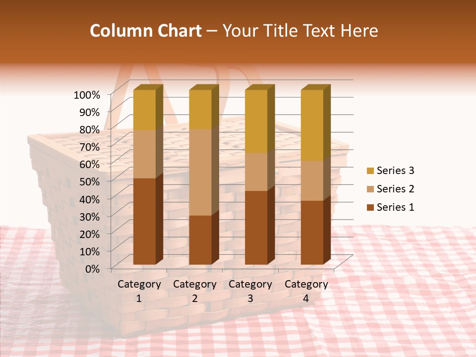 Checked Relaxation Lunch PowerPoint Template