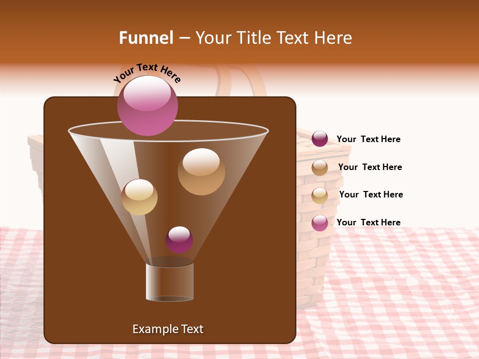 Checked Relaxation Lunch PowerPoint Template