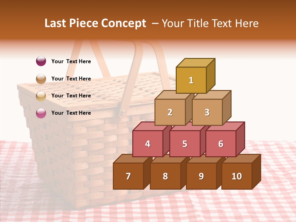 Checked Relaxation Lunch PowerPoint Template