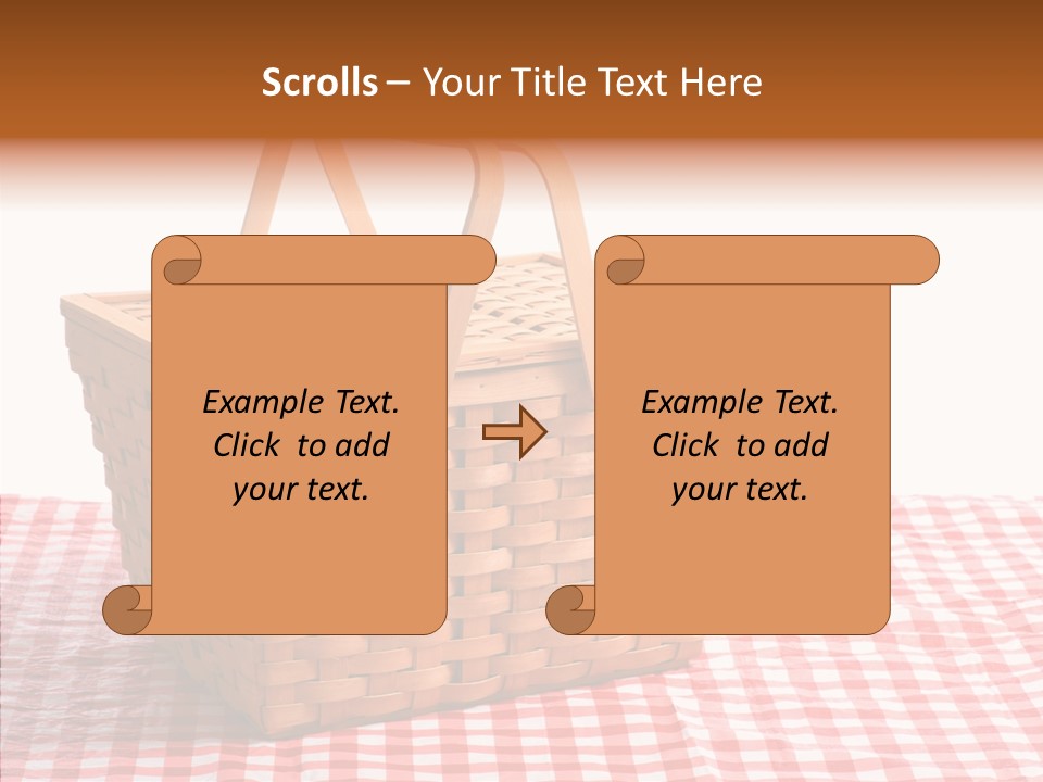 Checked Relaxation Lunch PowerPoint Template