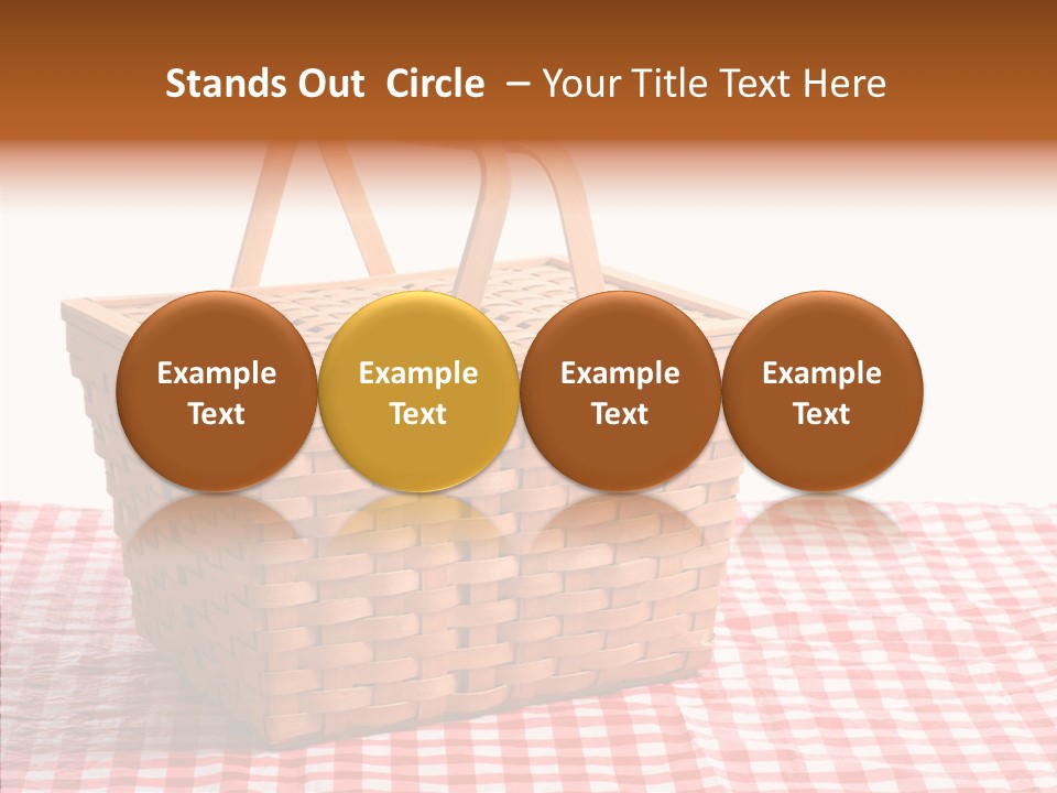 Checked Relaxation Lunch PowerPoint Template