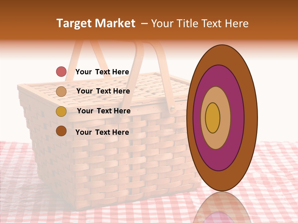 Checked Relaxation Lunch PowerPoint Template