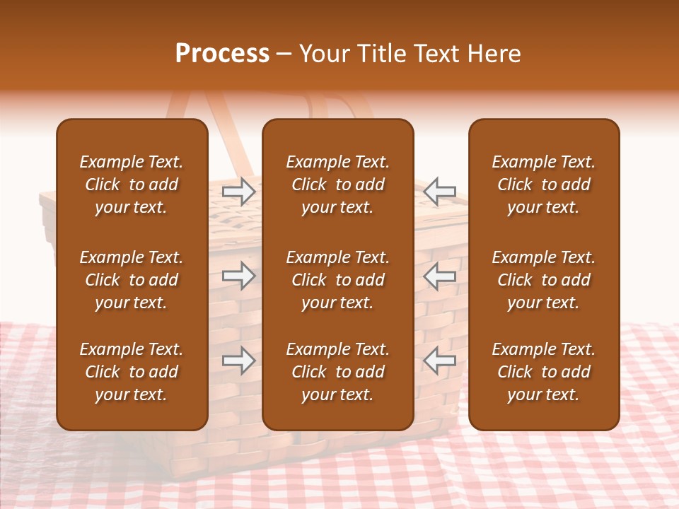 Checked Relaxation Lunch PowerPoint Template