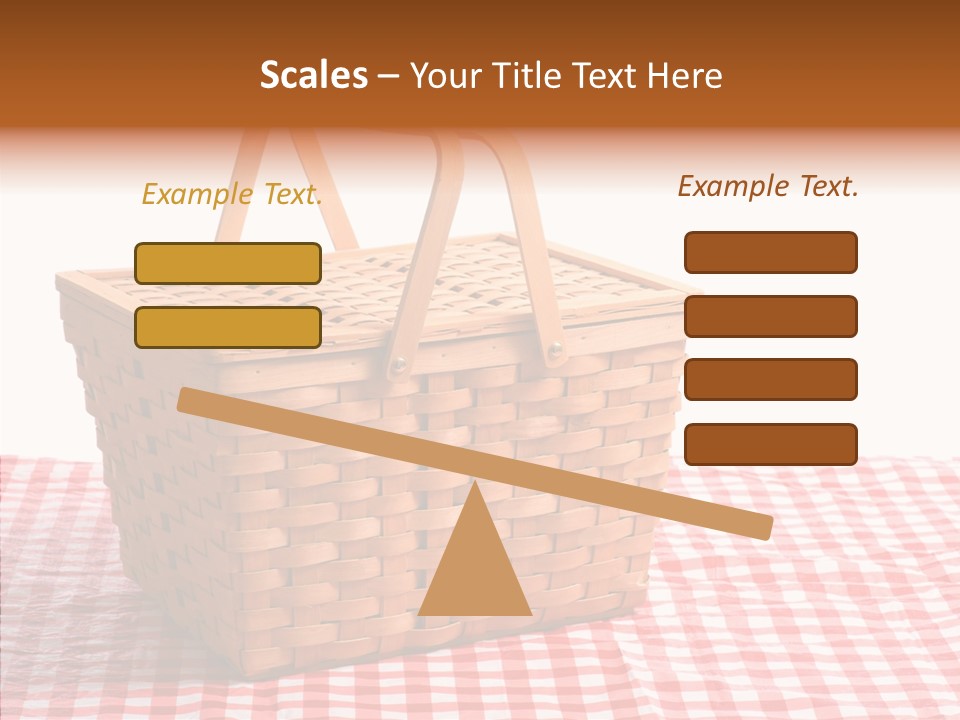 Checked Relaxation Lunch PowerPoint Template
