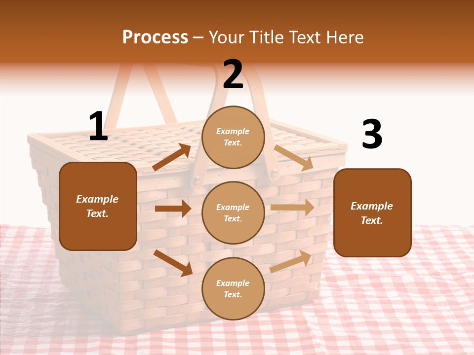 Checked Relaxation Lunch PowerPoint Template