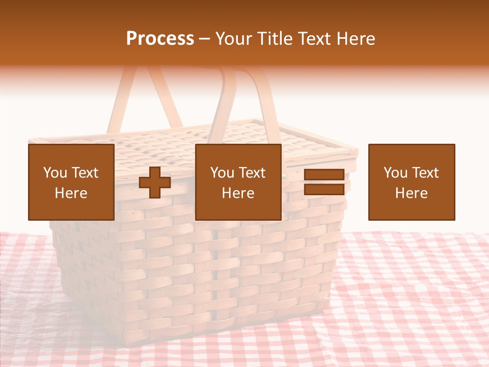 Checked Relaxation Lunch PowerPoint Template