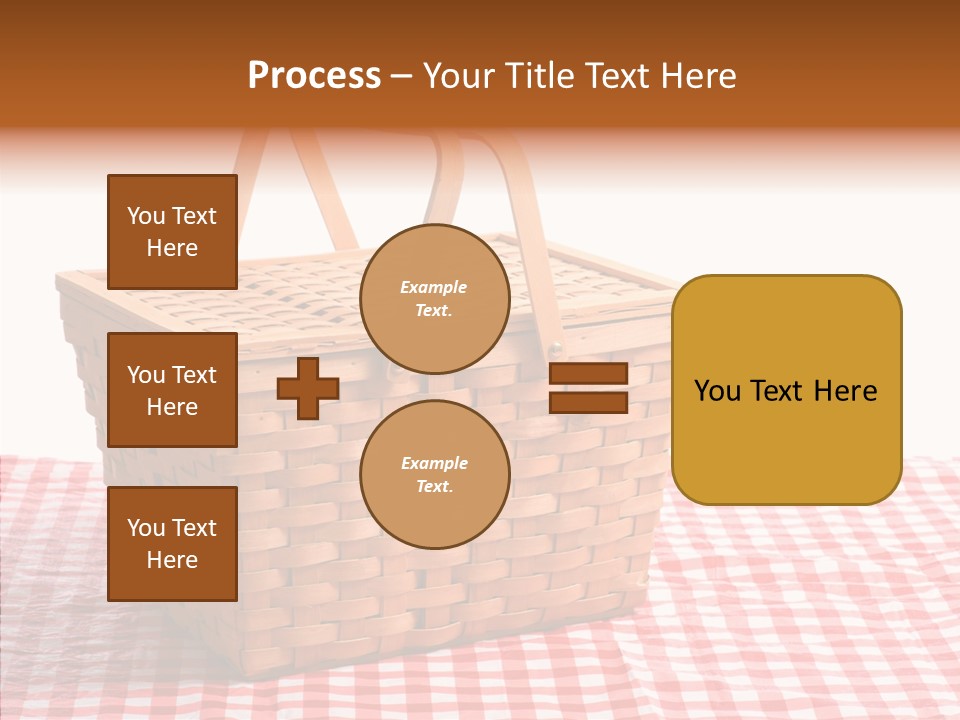 Checked Relaxation Lunch PowerPoint Template