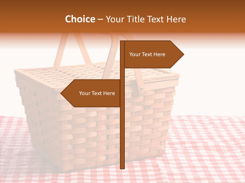 Checked Relaxation Lunch PowerPoint Template