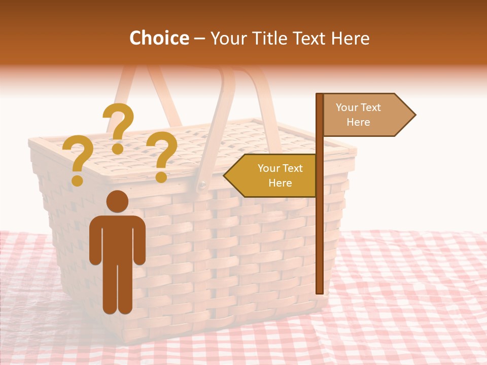 Checked Relaxation Lunch PowerPoint Template