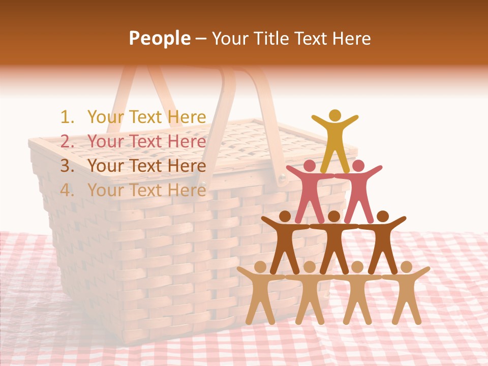 Checked Relaxation Lunch PowerPoint Template