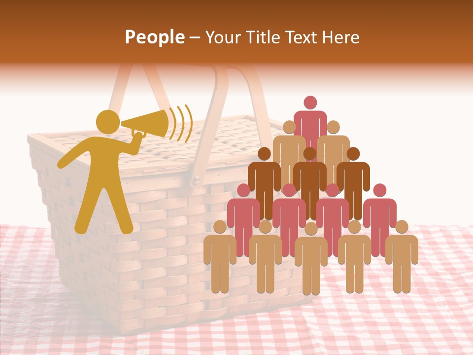 Checked Relaxation Lunch PowerPoint Template