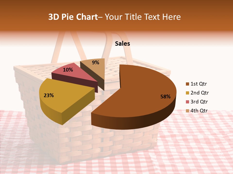Checked Relaxation Lunch PowerPoint Template