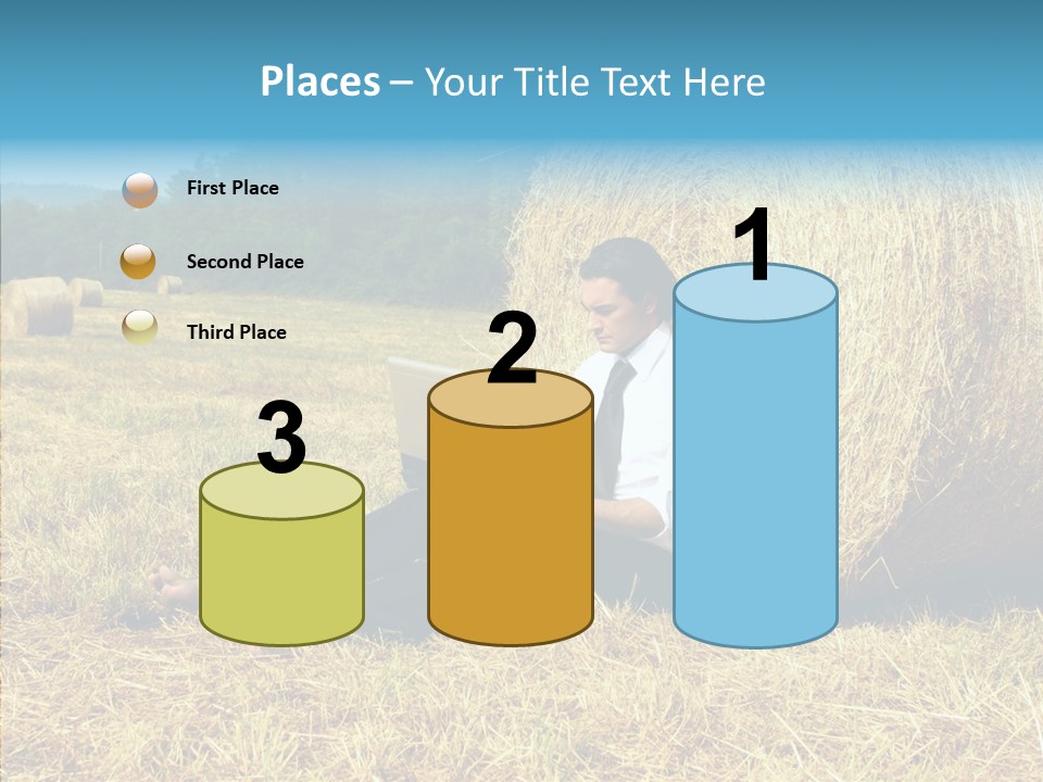 Farm Notebook Hay PowerPoint Template