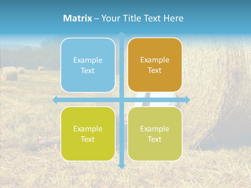 Farm Notebook Hay PowerPoint Template