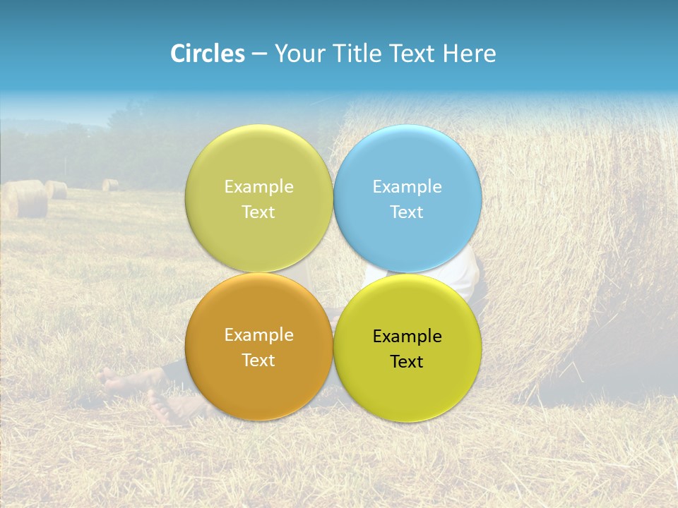 Farm Notebook Hay PowerPoint Template