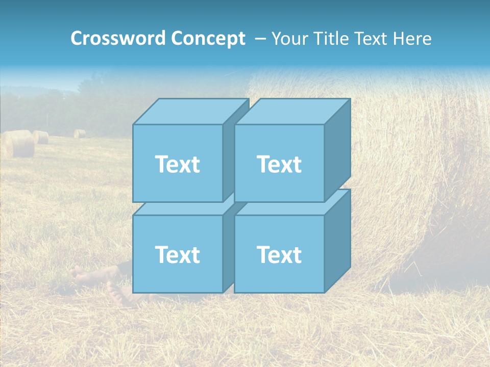 Farm Notebook Hay PowerPoint Template