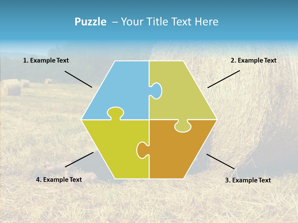 Farm Notebook Hay PowerPoint Template