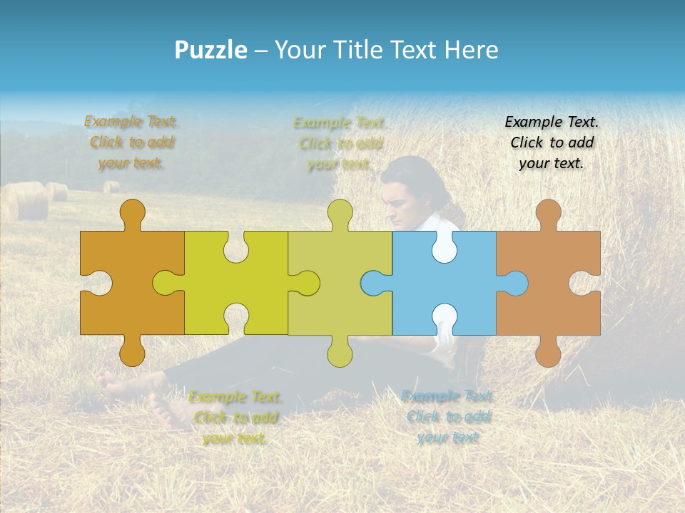 Farm Notebook Hay PowerPoint Template