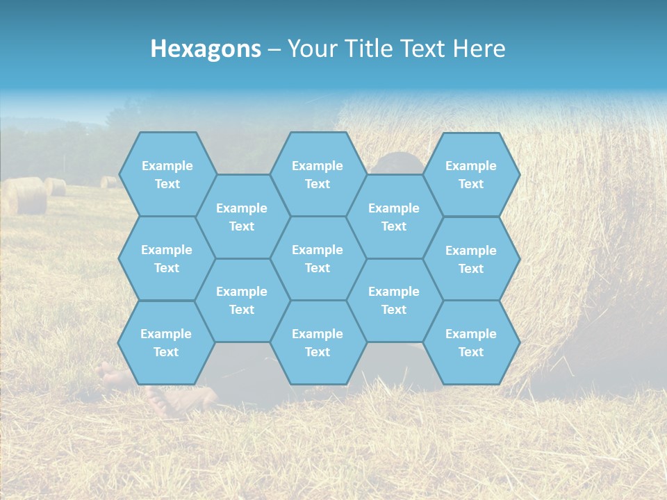 Farm Notebook Hay PowerPoint Template