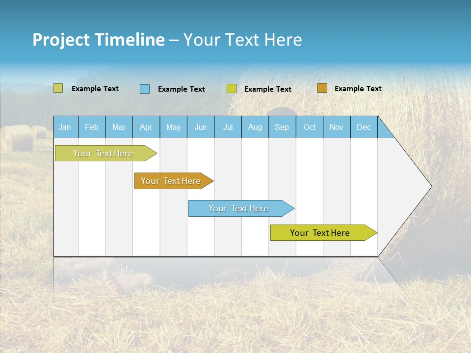 Farm Notebook Hay PowerPoint Template