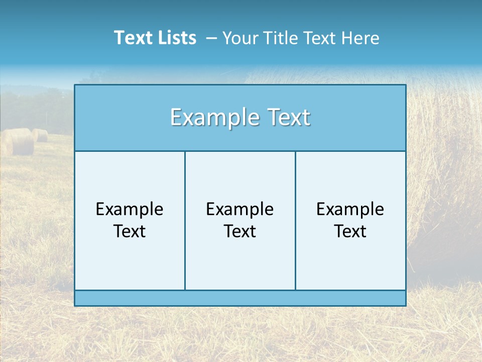 Farm Notebook Hay PowerPoint Template