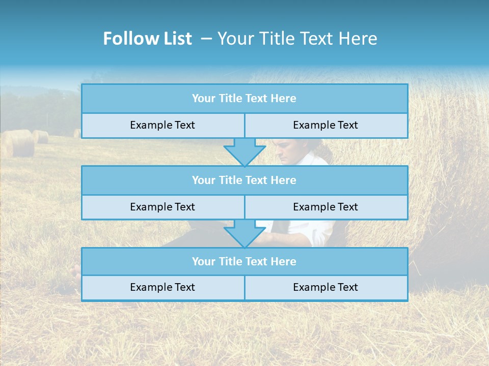 Farm Notebook Hay PowerPoint Template