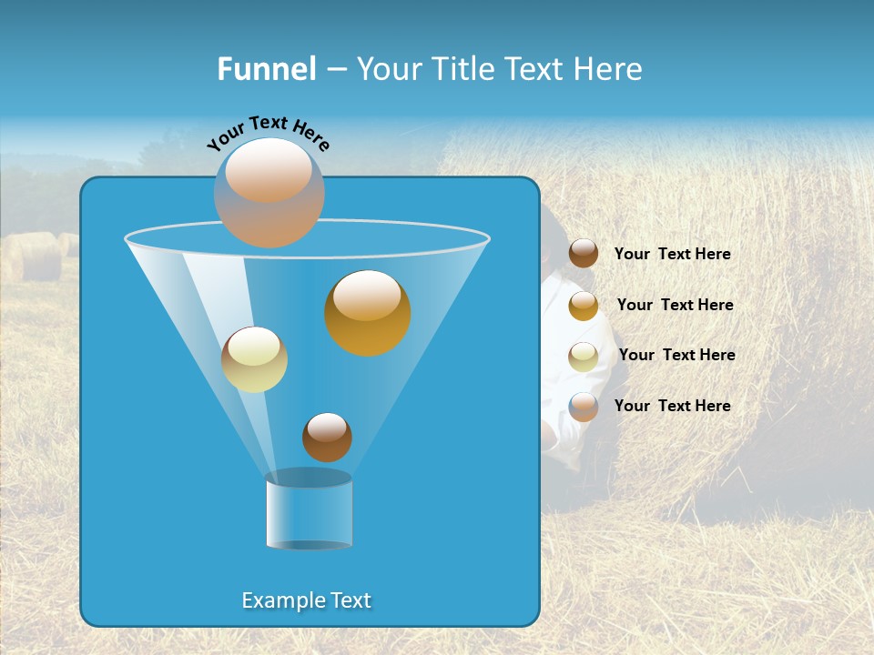 Farm Notebook Hay PowerPoint Template