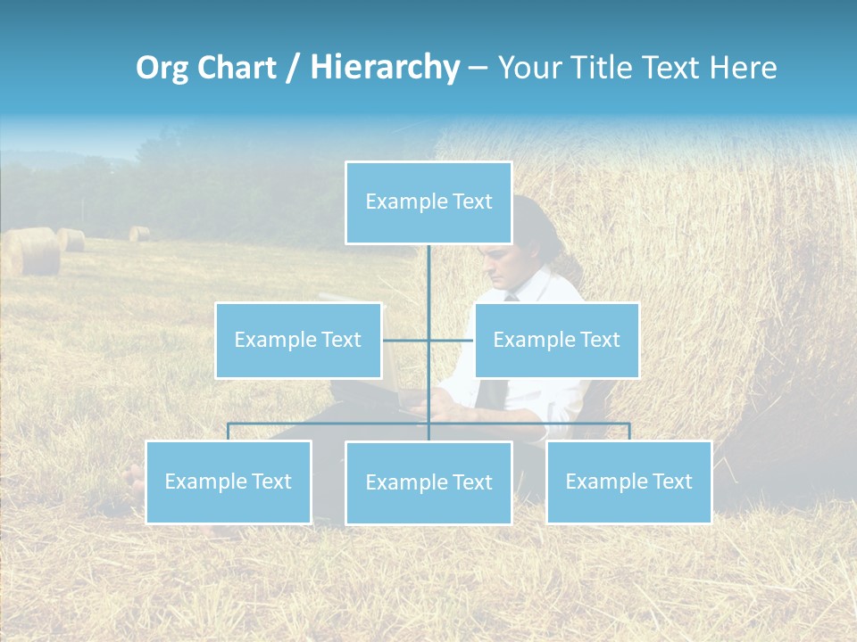 Farm Notebook Hay PowerPoint Template