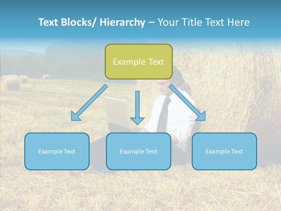 Farm Notebook Hay PowerPoint Template