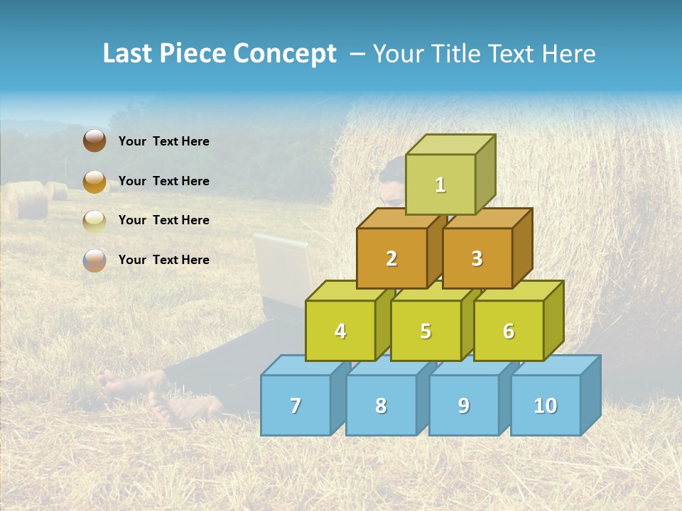 Farm Notebook Hay PowerPoint Template