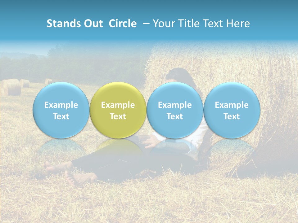 Farm Notebook Hay PowerPoint Template
