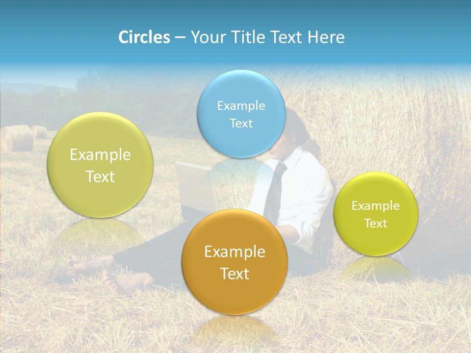 Farm Notebook Hay PowerPoint Template