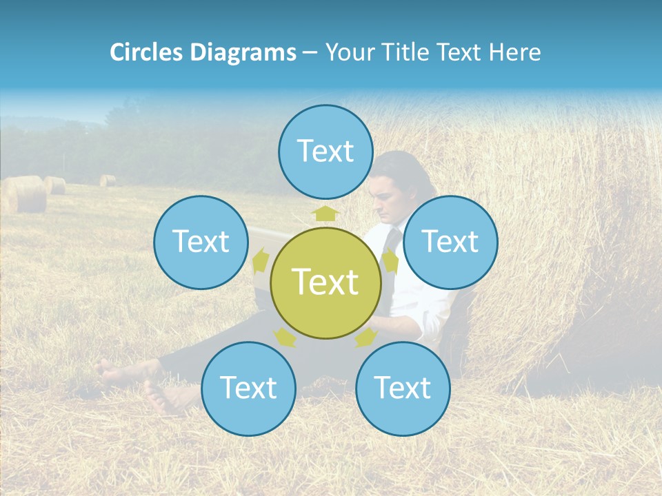 Farm Notebook Hay PowerPoint Template