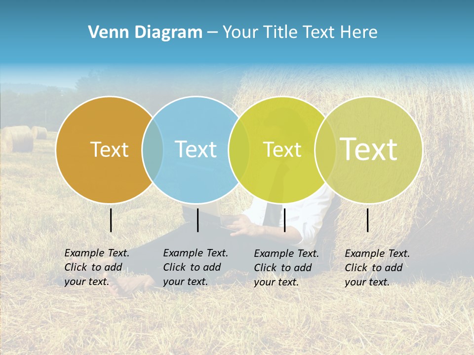 Farm Notebook Hay PowerPoint Template