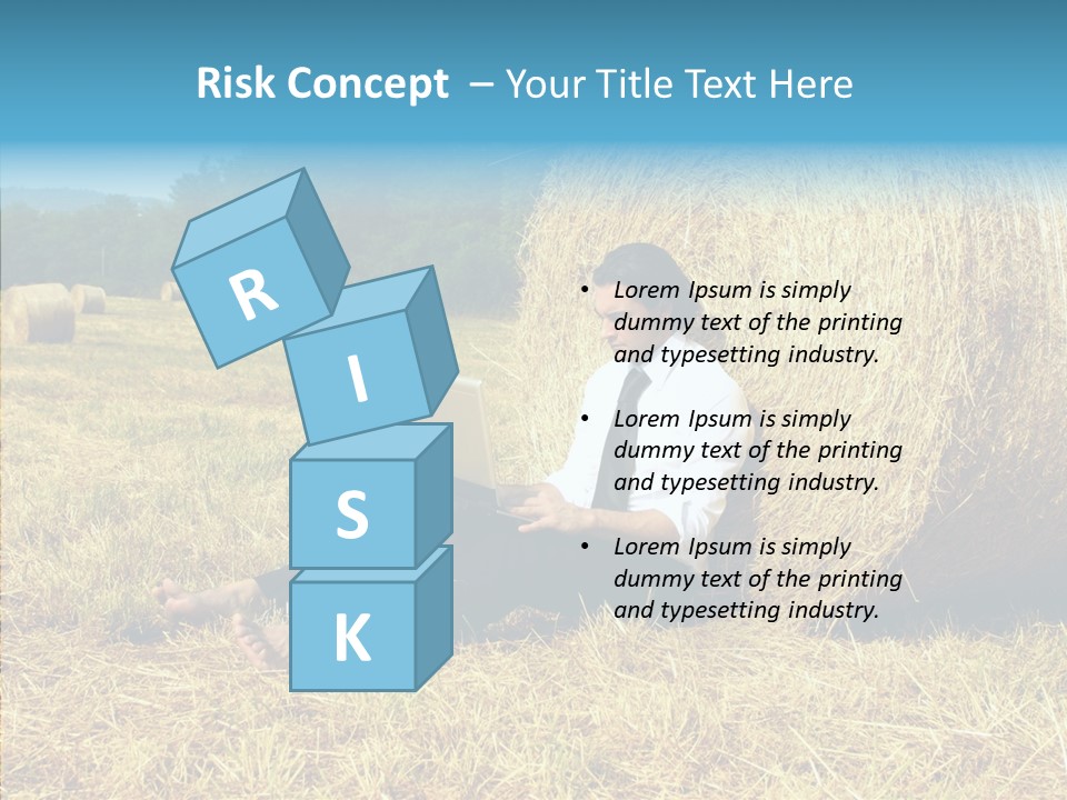 Farm Notebook Hay PowerPoint Template