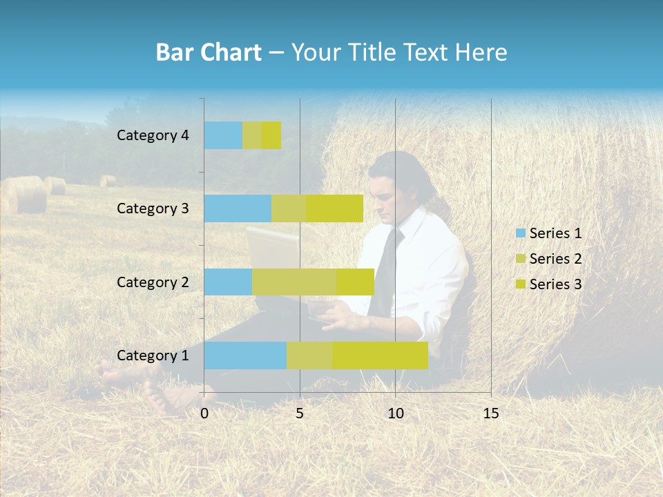Farm Notebook Hay PowerPoint Template