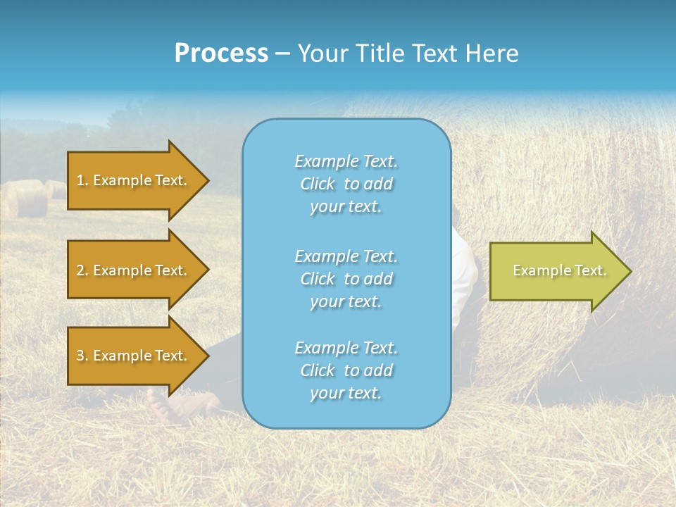 Farm Notebook Hay PowerPoint Template