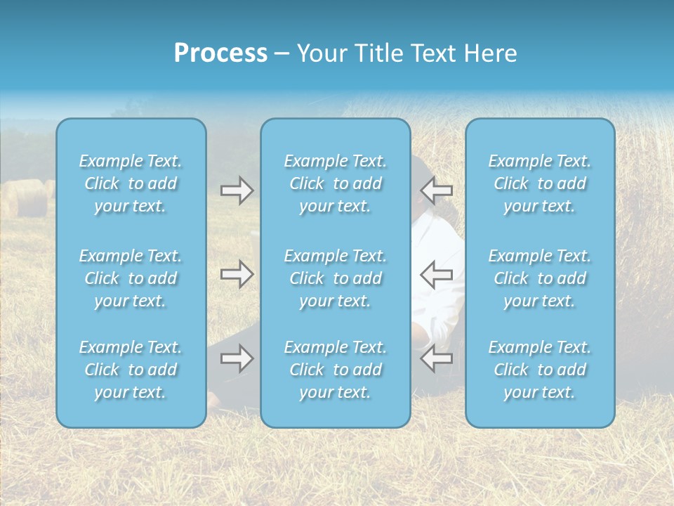 Farm Notebook Hay PowerPoint Template