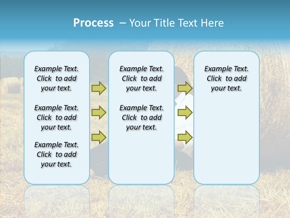 Farm Notebook Hay PowerPoint Template