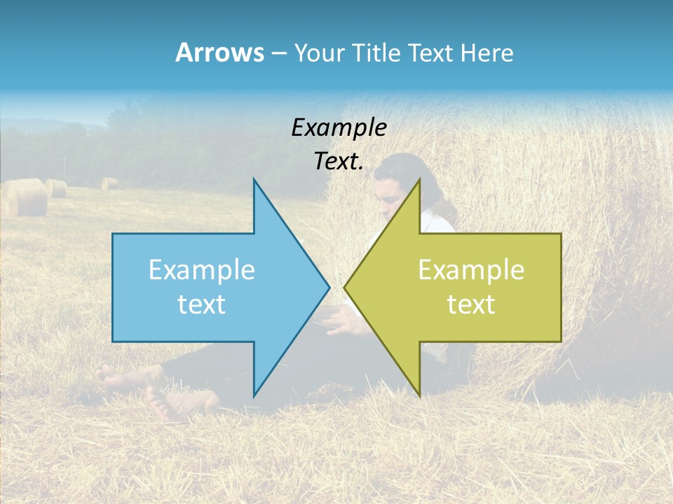 Farm Notebook Hay PowerPoint Template