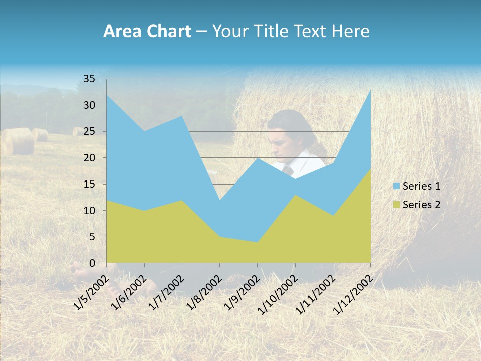 Farm Notebook Hay PowerPoint Template