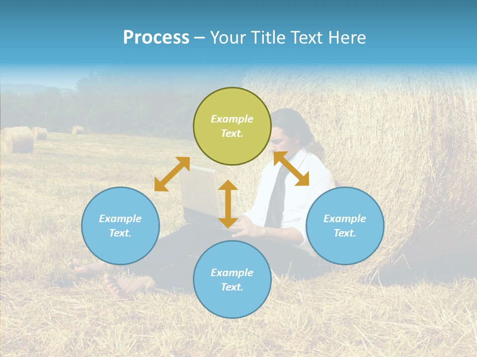Farm Notebook Hay PowerPoint Template