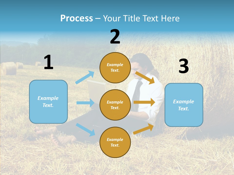 Farm Notebook Hay PowerPoint Template