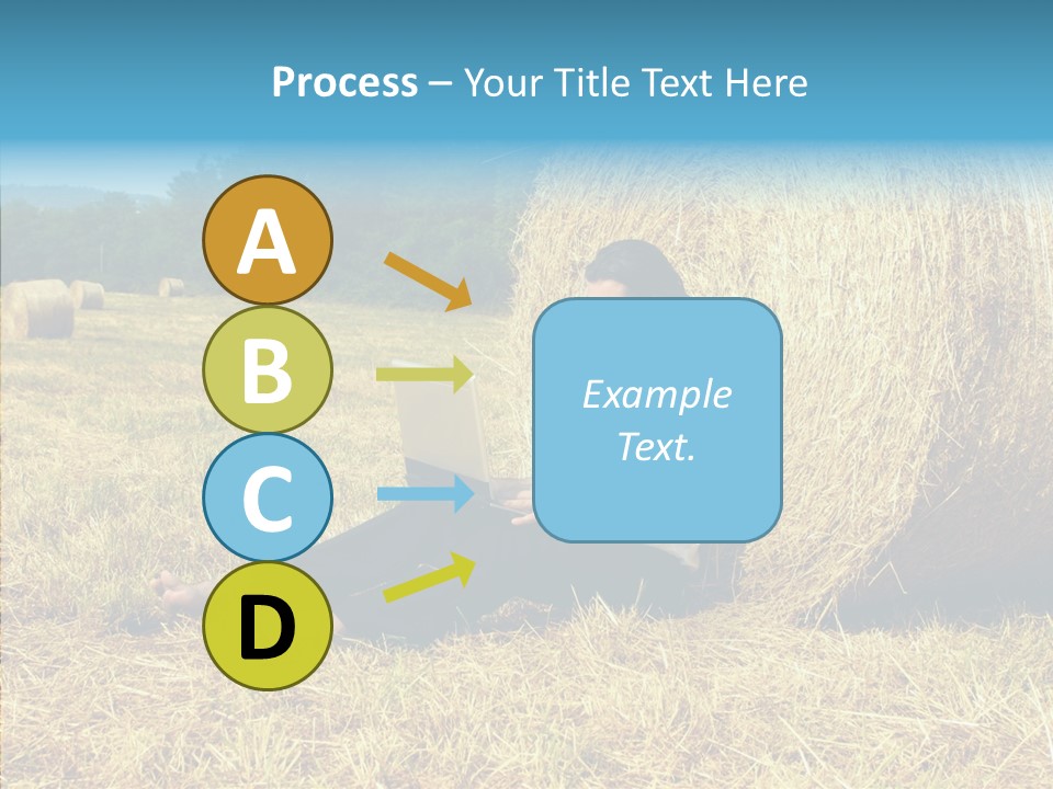 Farm Notebook Hay PowerPoint Template
